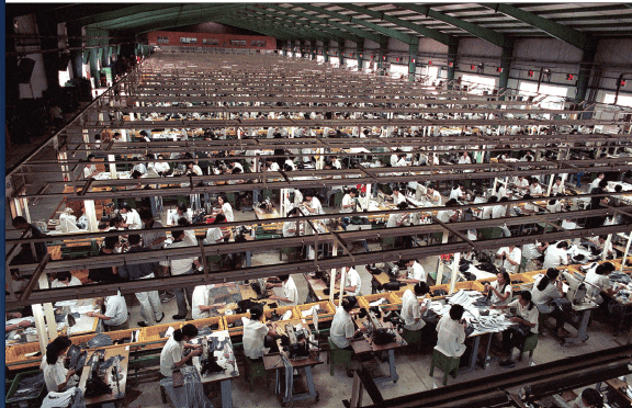 How shoes are made Stitching department