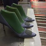 shoes factory making women's shoes Making a high heel shoe.