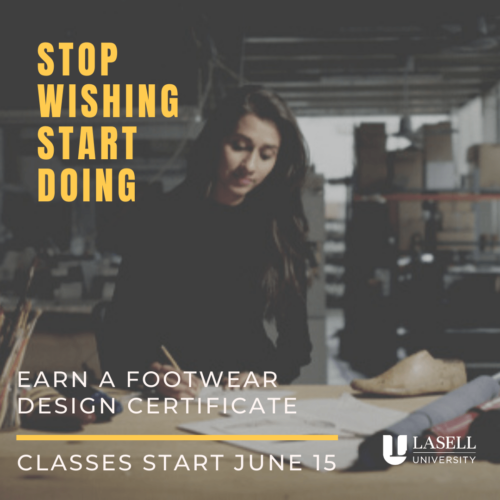 Footwear Certificate program at Lasell University in Boston