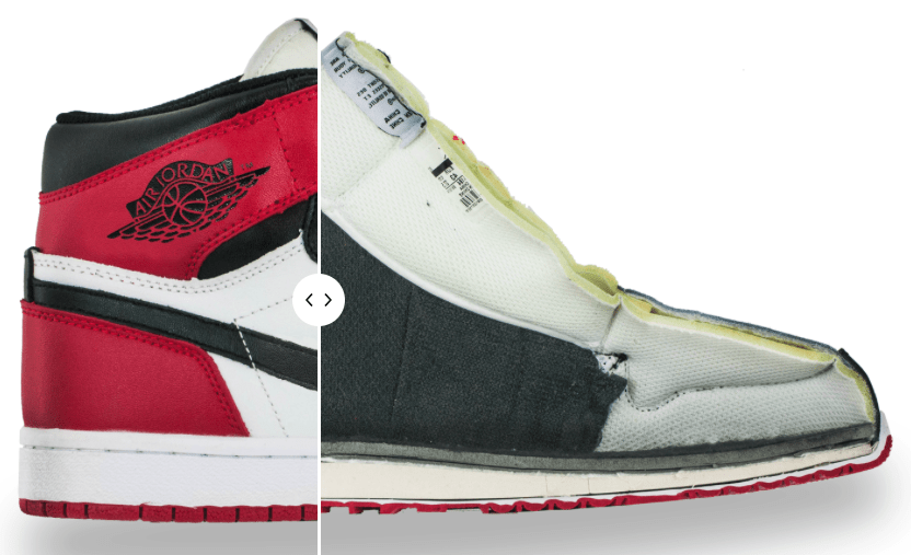 see Inside a Fake air Jordan 1 How To Spot Fake Nike Shoes: 10 Ways To Tell Real Nikes, How to Spot Fake Nikes, how to spot fake Air Max, legit check App