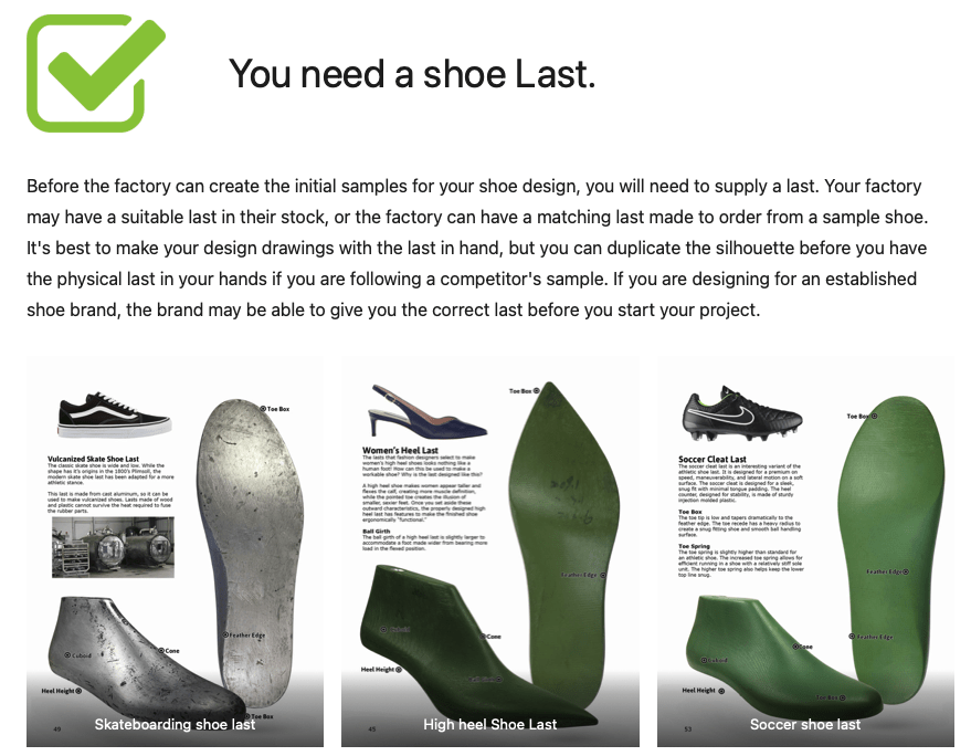 Make Your Shoe Design Factory Ready: Shoe Maker's 10 Point Pre-Flight Checklist