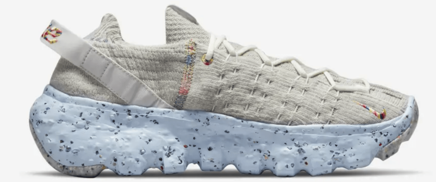 Cut down on carbon footprint as shoes made from recycled plastics