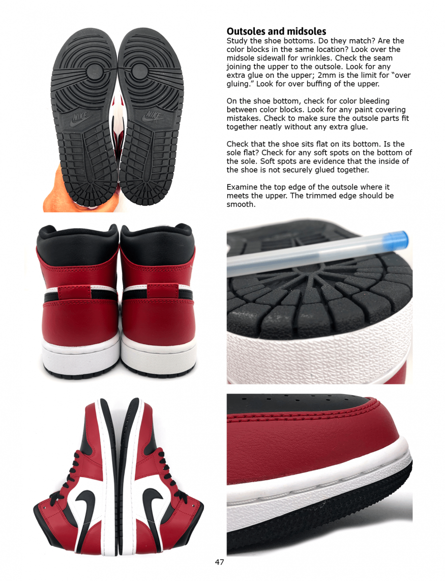 theater Crow Heavy truck Sneaker Authentication Book - How to spot a fake Air Jordan