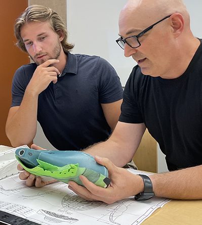 Wade Motawi Teaching shoemaking class Footwear course