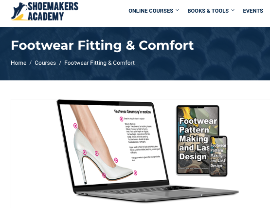 Footwear Fitting and Comfort Online Shoemaking Course Online shoemaking class