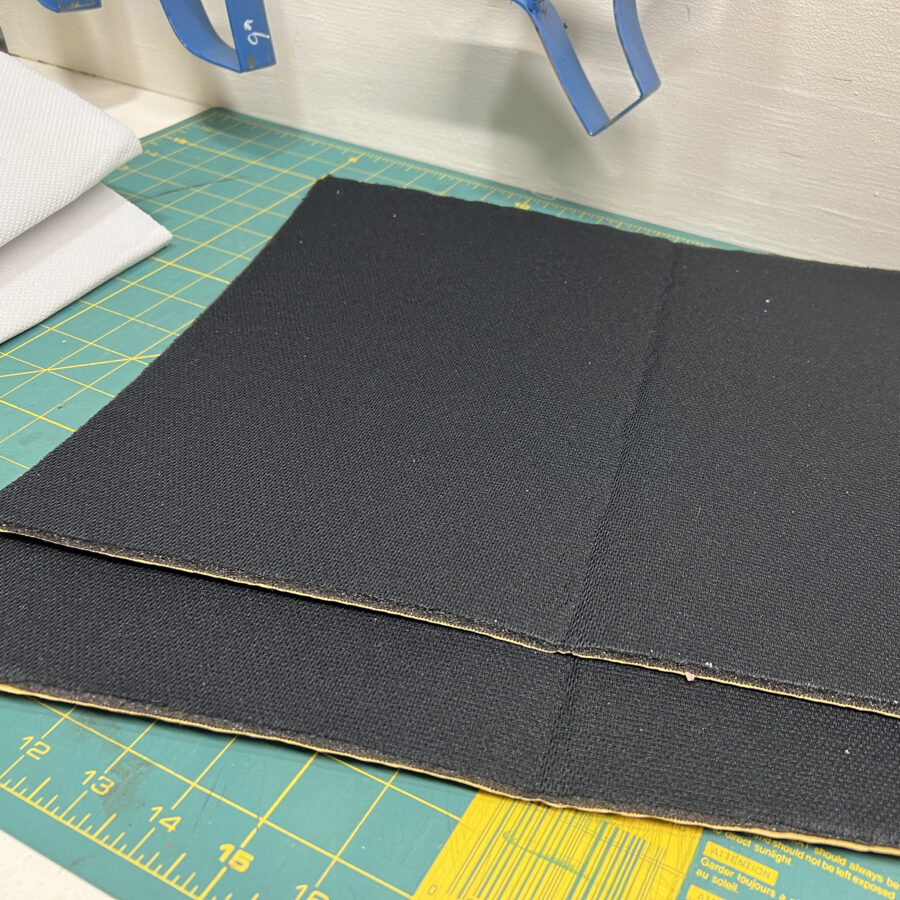 lining material for vamps, collars, and tongue backs. 3-layer sandwich.