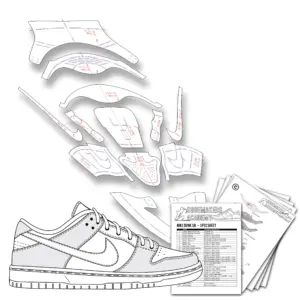 Nike Dunk SB DIY Shoemaking pattern