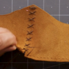 Step 10: Stitch the Inside and Outside Upper Together at the Heel