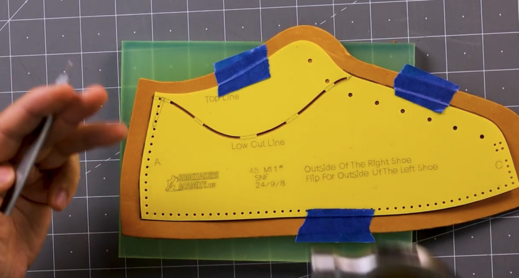 Step 4: Trace the Inside and Outside Upper Pieces