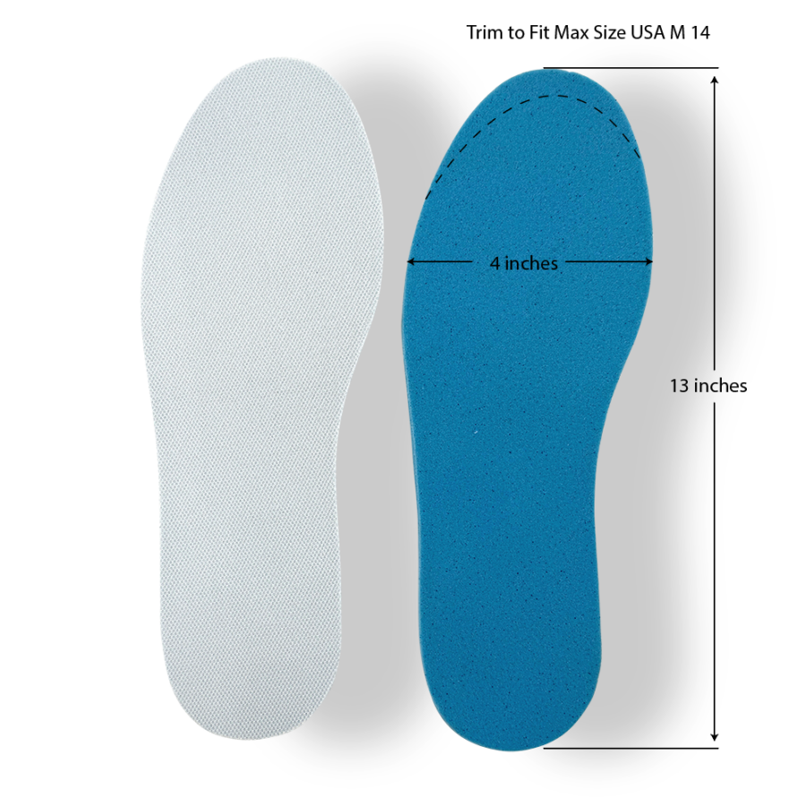 Footbed 6mm Memory Foam For DIY Shoemaking Trim To Fit Custom Shoes