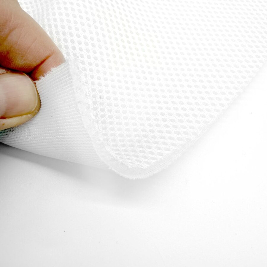 Air Mesh White Shoe Material Polyester Mesh 4mm - Image 2