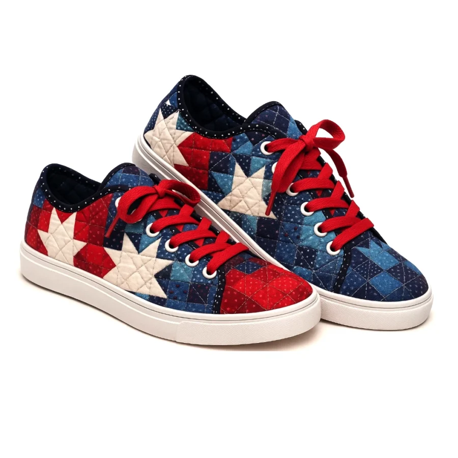 One-of-a-Kind Quilted Sneakers for DIY Fashion Lovers Sneakerkit