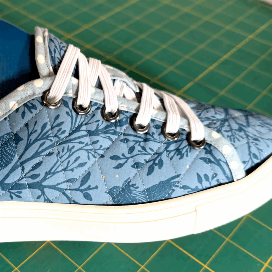 complete eyelet setting and sneaker quilting kit, eyelet and grommet tools for custom quilted sneaker projects