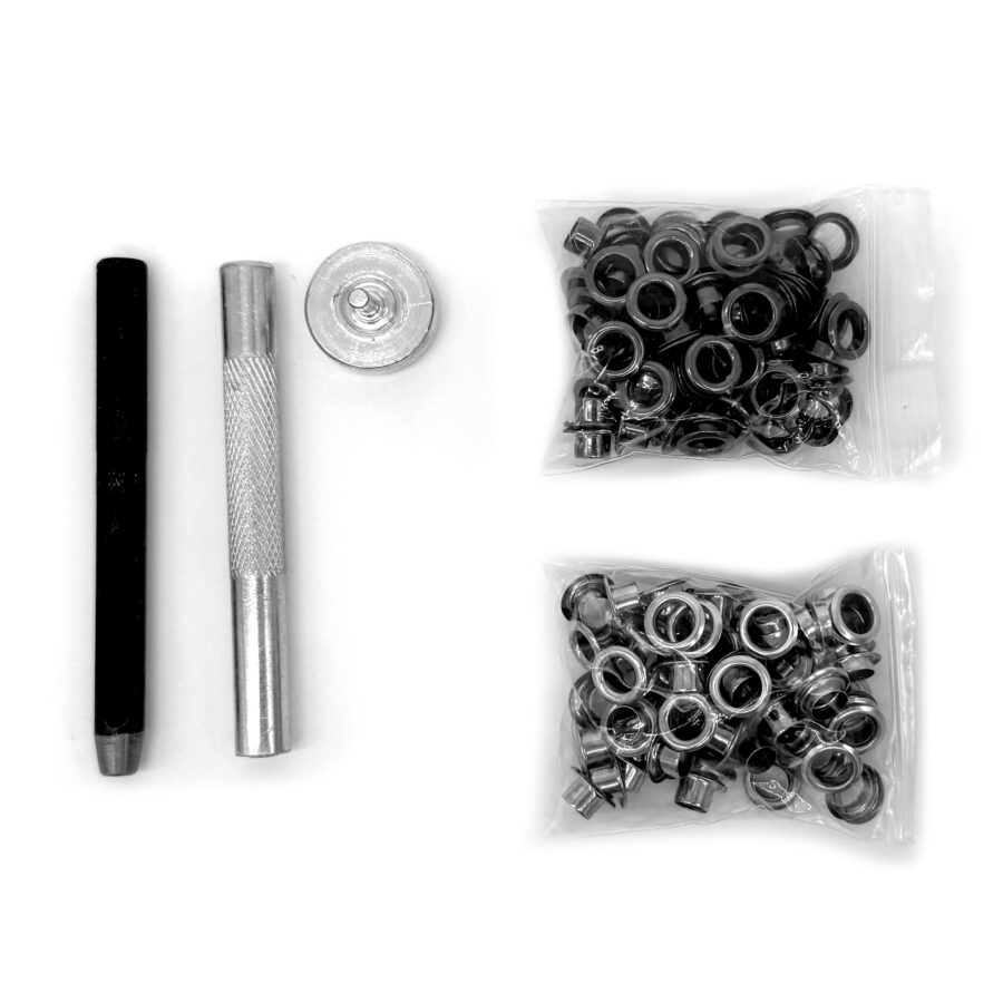 beginner eyelet punch kit for quilted sneaker sewing, professional eyelet tool kit for quilted shoe repair