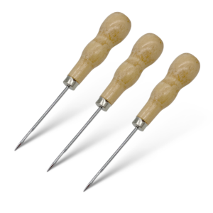 quilted sneaker sole stitching needle awl