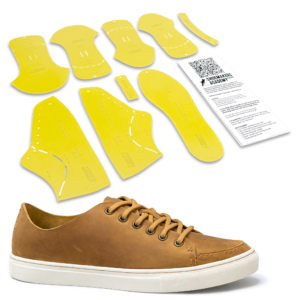 DIY shoemaking pattern for leather crafters
