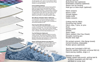 Create your own quilted sneakers with the right materials and tools. This supply list is designed to help you gather everything you need before getting started, whether you're a beginner or an experienced maker.